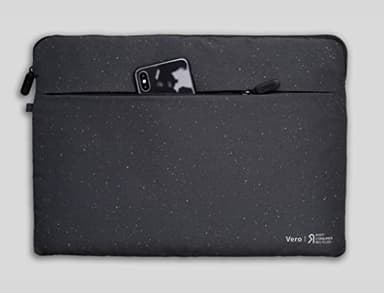 Acer Vero ECO Black 15.6 inch Protective Sleeve - Made with Post-Consumer Recycled (PCR) Material, (Pack of 1) - Image 4