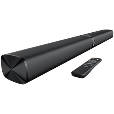 Assistrust Sound Bar for Smart TV, Soundbar with Bluetooth/ARC/Opt/AUX Connect, Auto Volume Boost, 3 Equalizer Modes, 2 in 1 Detachable Soundbar for TV/PC/Gaming/Projectors - Image 1