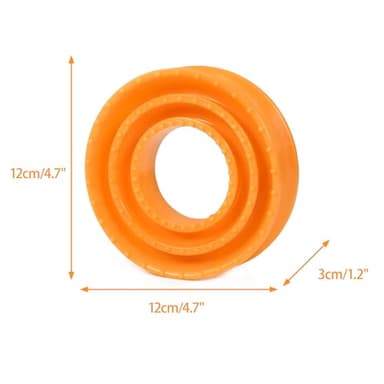 CHIWAVA 2-in-1 Dog Interactive Squeaky Plush Toy Chicken with Slow Feeder Bowl for Small Medium Dogs 9.8 Inch - Image 8