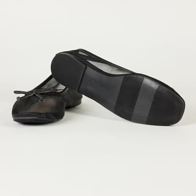 The Drop Women's Pepper Ballet Flat with Bow, Black Mesh, 7.5 - Image 4