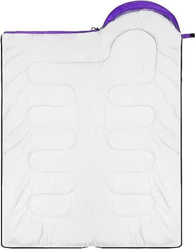 Sleeping Bags for Adults, Sportneer Sleeping Bag 3-4 Season Warm Weather Waterproof Lightweight Camping Sleeping Bag for Camping Backpacking Hiking Outdoor Travel - Image 7