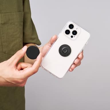 PopSockets Phone Grip with Expanding Kickstand, Adhesive Grip - Black - Image 6
