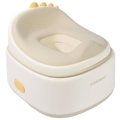 Bebamour Toddler Potty Training Toilet 3 in 1 Versatile Toilet Seat & Step Stool & Potty Chair Portable Potty Trainer for Boys & Girls with with 100 Pack Trash Bags (Dinosaur Coffee) - Image 9