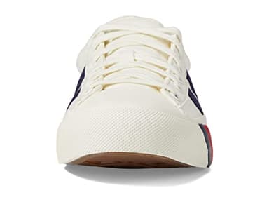 PRO-Keds Men's Royal Plus Lace Up Fashion Sneaker, White/Navy Canvas, 4.5 - Image 6