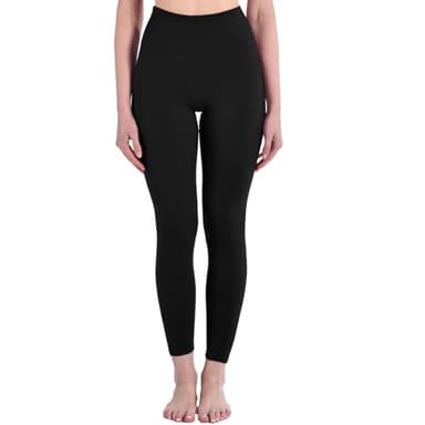 Ipletix Leggings for Women, High Waisted Leggings Buttery Soft Non See Through Workout Yoga Pants Black - Image 3