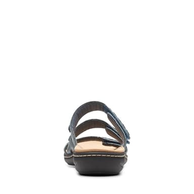 Clarks Collection Women's Laurieann Cove flats-sandals, Blue Grey Leather, 9 Medium US - Image 7