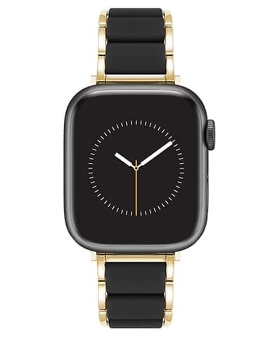Anne Klein Silicone Fashion Bracelet for Apple Watch, Secure, Adjustable, Apple Watch Replacement Band, Fits Most Wrists - Image 1