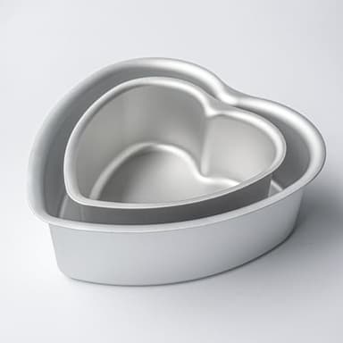 kefyixc Heart Shaped Cake Pans 6&8 Inch 3 Inch Deep Other Occasion Cakes - Image 3