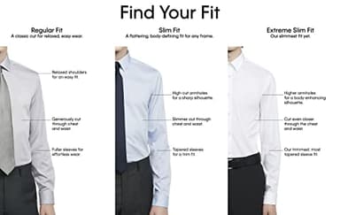 Calvin Klein Men's Dress Shirts Slim Fit Non Iron Solid, White, 16" Neck 34"-35" Sleeve - Image 5