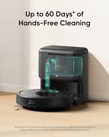 eufy Clean L50 SES with 60 Day Self-Empty Station, Multi-Floor Cleaning, Customizable Mapping,Up to 60 Days Hands-Free Cleaning - Image 7