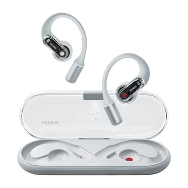 Nothing Ear (Open) Open-Ear Headphones, Earbuds with Earhooks, BT 5.3, Clear Voice Technology with 2 Mics, Fast Charging, Compatible with iPhone & Android -White - Image 1