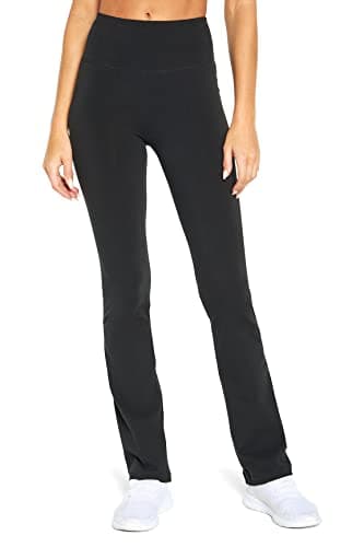 BALLY TOTAL FITNESS Women's High Rise Tummy Control Pant, Black, Large - Image 1