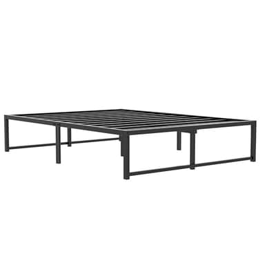 VECELO 14" Metal Platform Bed Frame/Mattress Foundation/No Box Spring Needed (Queen Size) - Image 1
