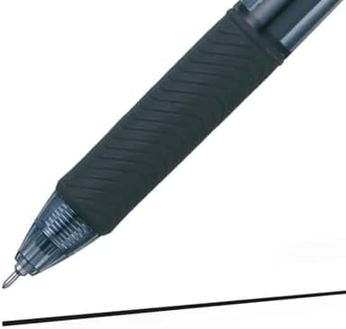 Pentel EnerGel-X Retractable Liquid Gel Pen 0.5mm Needle Tip Black Ink, Box of 12 (BLN105-A - Image 6
