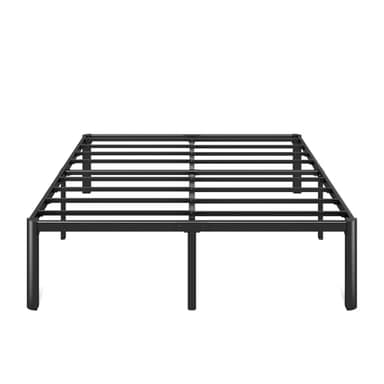 ZINUS Van 16 Inch Metal Platform Bed, Steel Slat Support, No Box Spring Needed, Eco Friendly WonderBox Packaging, Easy Assembly, Black, Full - Image 11