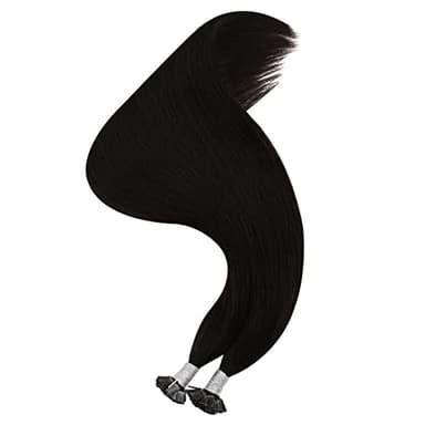 Ugeat 24 Inch Flat Tip Hair Extensions Human Hair Dark Brown Ktips Hair Extensions for Long Brown Keratin Flat Tips for Office Add Length 50G 50S Long Hairstyles for Women #2 - Image 7