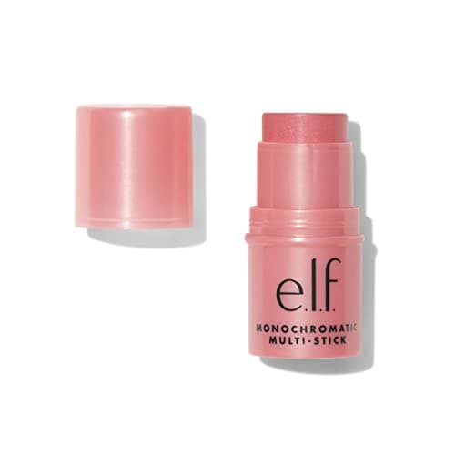 e.l.f. Monochromatic Multi Stick, Luxuriously Creamy & Blendable Color, For Eyes, Lips & Cheeks, Dazzling Peony, 0.17 Oz - Image 1