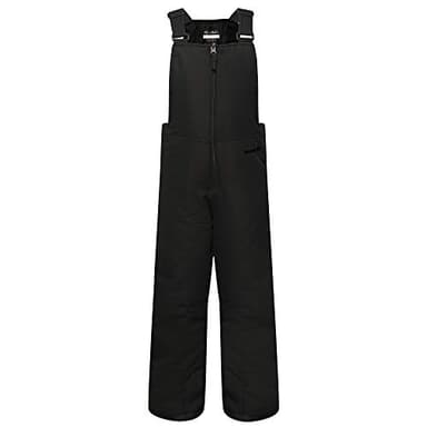 SkiGear Infant/Toddler Chest High Snow Bib Overalls, Charcoal, 12 Months - Image 1