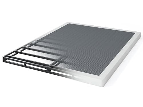 QEROMY 3 Inch Low Profile Box Spring, Sturdy Metal Frame Mattress Foundation, Easy Assembly, Quiet & Noise-Free, Queen Size - Image 1