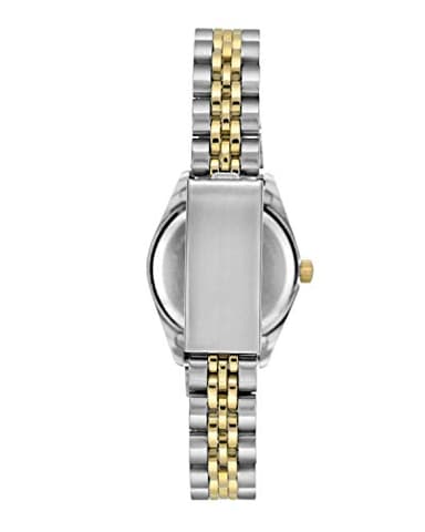Armitron Women's 75/2475MOP Genuine Crystal Accented Two-Tone Bracelet Watch - Image 2