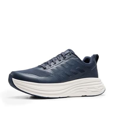 NORTIV 8 Men's Walking Running Tennis Cushioning Shoes ActiveFloat Non Slip Athletic Gym Workout Jogging Comfortable Sneakers,Size 9.5,Blue,SNWS245M - Image 1