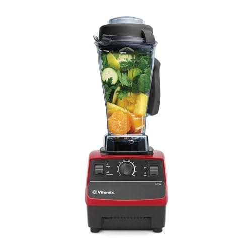 Vitamix 5200 Blender, Professional-Grade Blender for Smoothies, Soups, Ice Cream and More, Stainless-Steel Blades, Self-Cleaning Kitchen Appliance, 64 Oz Container, Red - Image 1