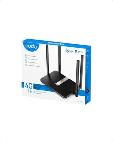 Cudy AC1200 Dual Band Unlocked 4G LTE Modem Router with SIM Card Slot, 1200Mbps Mesh WiFi, 5dBi High Gain Antennas, DDNS, VPN, Cloudflare, LT500 - Image 8