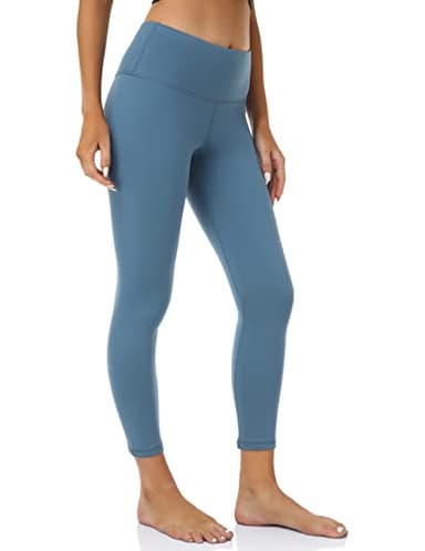 Colorfulkoala Women's High Waisted Yoga Capris 21" Inseam Leggings with Pockets (XL, Midnight Blue) - Image 3