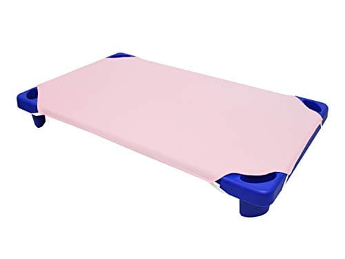 American Baby Company Toddler Cot Sheet 23" x 40" - Soft & Breathable Microfiber Cot Sheet for Daycare and Preschool, Pink - Image 1