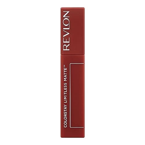 Revlon ColorStay Limitless Matte Liquid Lipstick, Vegan Formula, No-Budge, Longwear Lip Color, Long Lasting, Lightweight/Comfortable, Waterproof, 013 Real Deal, 0.17 fl oz - Image 1