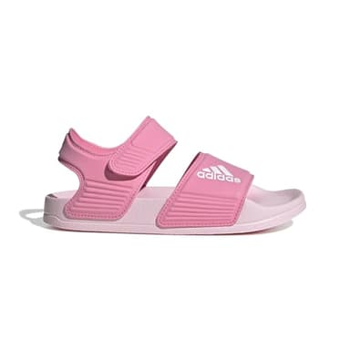 adidas Adilette Slide Sandal, Bliss Pink/White/Clear Pink, 1 US Unisex Little Kid - Image 8