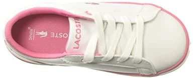 Lacoste Unisex-Child Infant's Lerond Sneaker, Hemp/White/Black, 7 - Image 5