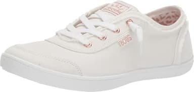 Skechers womens Bobs B Cute Sneaker, White, 6.5 US - Image 1