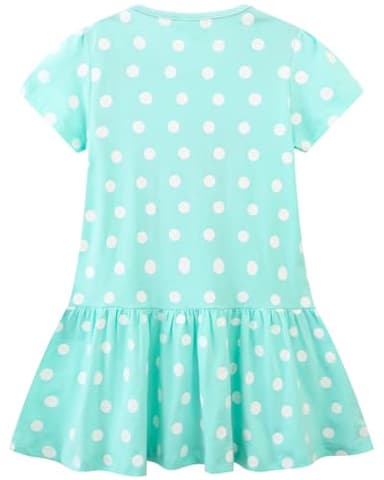 Funnymore Baby Toddler Girls Dresses Spring Summer Short Sleeve Cotton Cute Casual Outfits Clothing Deer 2t - Image 2