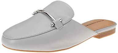 Amazon Essentials Women's Buckle Mule, Grey, 7.5 Wide - Image 1