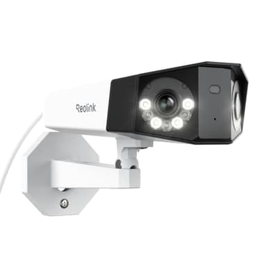 REOLINK 4K PoE Security Camera System, Home Outdoor IP Camera in 180 Degree Viewing Angle, Human/Vehicle/Pet Detection, Color Night Vision, Two Way Talk, Up to 512GB microSD Card, Duo 2 PoE - Image 1