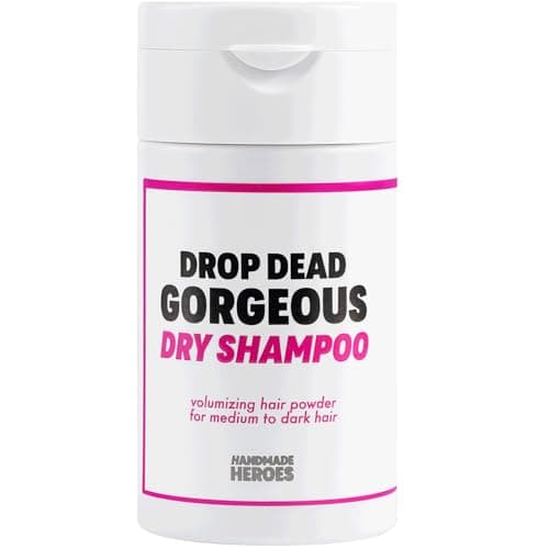 Handmade Heroes Non Aerosol Dry Shampoo Powder 1.8oz 100% Natural & Vegan Volumizing Powder For Dark Hair & Brunette Hair - Image 1