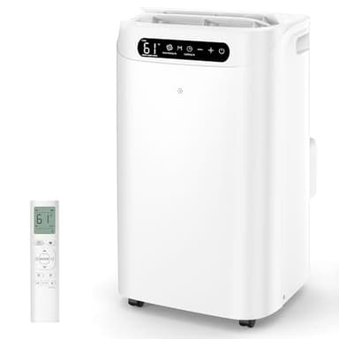 Humhold Portable Air Conditioners 14000Btu with Remote Control, 3-in-1 Free Stand Smart Cooling Portable AC Unit with Dehumidifier, Fan, Cools Room up to 700 sq.ft, Auto Swing,24H Timer, Windows Kit - Image 1