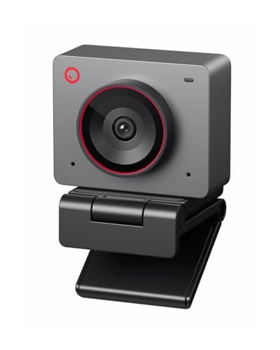 OBSBOT Meet 2-4K Webcam for PC with 1/2" Sensor, AI Framing & Autofocus, Beauty Mode, Lightweight, Gesture Control, HDR, Dual Microphone, 60 FPS, Web Cam for Streaming, Meeting, Gaming. (Space Grey) - Image 1