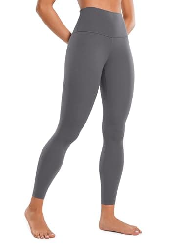 CRZ YOGA Butterluxe High Waisted Lounge Legging 25" - Buttery Soft Workout Yoga Pants for Women Dark Carbon Medium - Image 1
