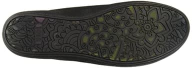 Skechers Women's Bobs B Cute Sneaker – Memory Foam, Flexible Outsole, Lightweight Vegan Shoes, Black/Black, 8 Wide - Image 2