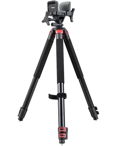 Trakiom Clamping Tripod Rest with Sturdy Aluminum Frame, Lightweight, Provides Stability, Adjustable Legs, and Hands-Free Operation for Outdoors - Image 2