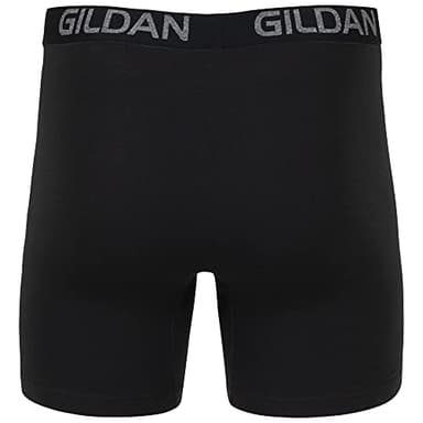 Gildan Men's Underwear Cotton Stretch Boxer Briefs, Multipack, Blk/Heather Dark Grey/Green Midnight (5-Pack), Large - Image 5