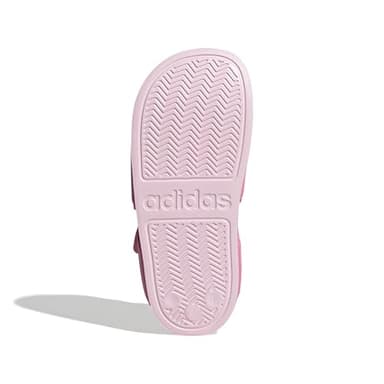 adidas Adilette Slide Sandal, Bliss Pink/White/Clear Pink, 1 US Unisex Little Kid - Image 4