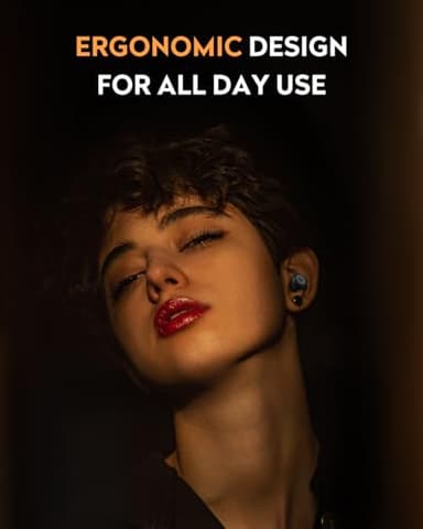 GravaStar Sirius Plus True Wireless Earbuds, Bluetooth 5.3 Active Noise Cancellation ANC Headphones, 28H Playtime, ENC Clear Call, Customization App, IPX4 for Sports/Work -Yellow - Image 5