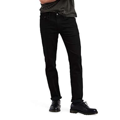 Levi's Men's 511 Slim Fit Jeans (Also Available in Big & Tall), Black 3D Washed, 32W x 34L - Image 1