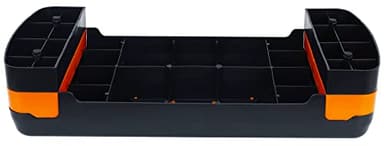 Fitvids Adjustable Workout Aerobic Stepper Step Platform Trainer, 27-Inch, Black/Orange - Image 4