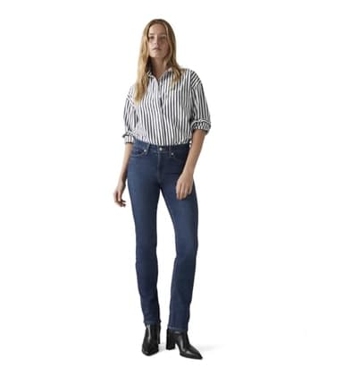 Levi's Women's Classic Straight Jeans, Lapis Dark Horse, 28 (US 6) S - Image 5