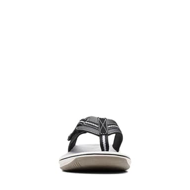 Clarks Women's Brinkley Jazz Flip Flop, Black Synthetic, 8 - Image 5