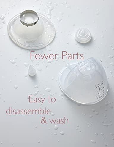 Momcozy Breast Pump, Double-Sealed Flange for Comfort - 24mm, 2 Pack Ash Gray - Image 3